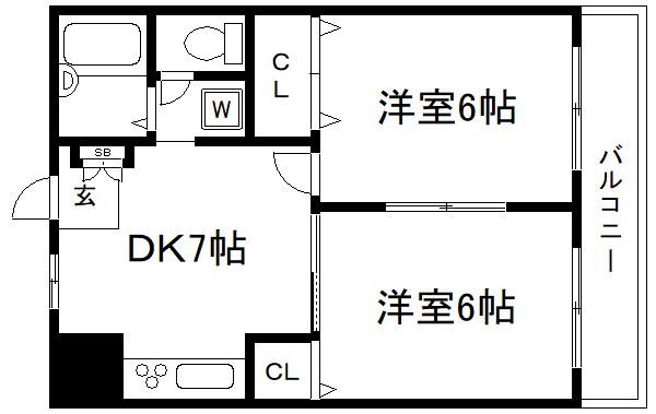 フローラルビュー  間取り図