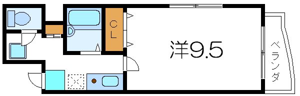 リゾルート  302号室 間取り