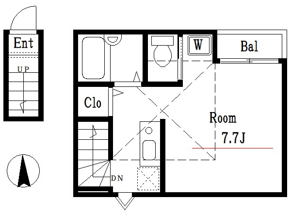 レスペデサ小岩  間取り