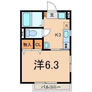 リバーハイツⅡ 間取り
