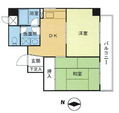 ノートス扇橋 間取り図