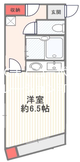 サラ　デ　カサ      303号室 間取り