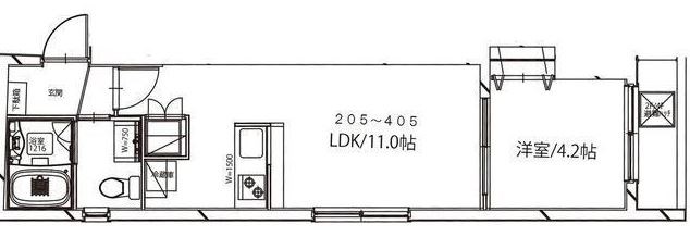 カーサフェリーチェ神谷  間取り