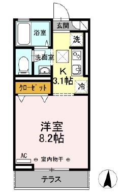 Jean Fillioux (ジャン フィーユ) 間取り