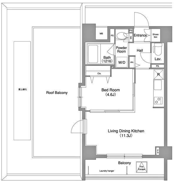 コンフォリア町屋  間取り