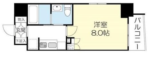 レーガベーネ八丁堀  間取り