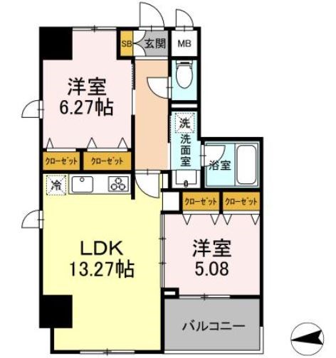 ZOOM王子神谷 間取り