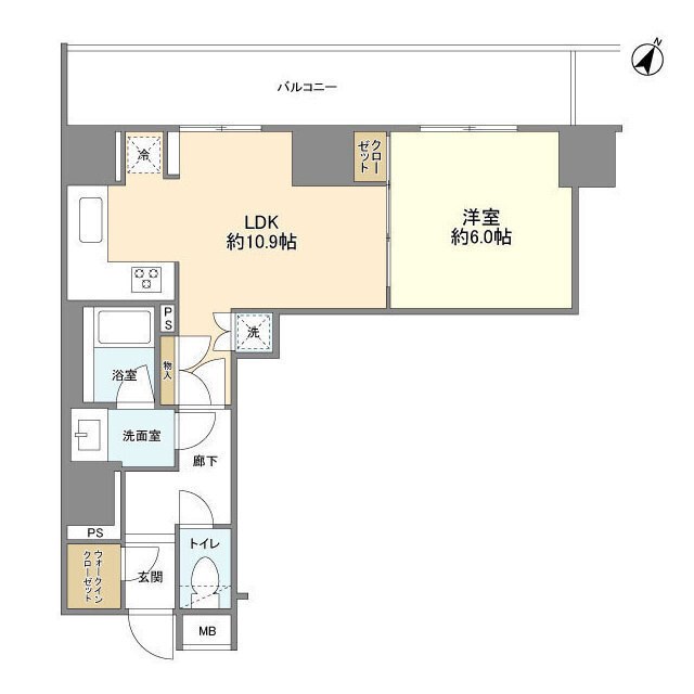 グランスイート日本橋人形町 間取り
