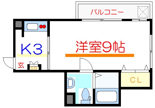 セーコーマンション     間取り図