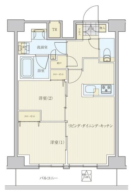 リビオメゾン南砂町 間取り図