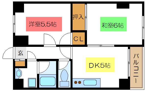 レジデンスキリン  間取り