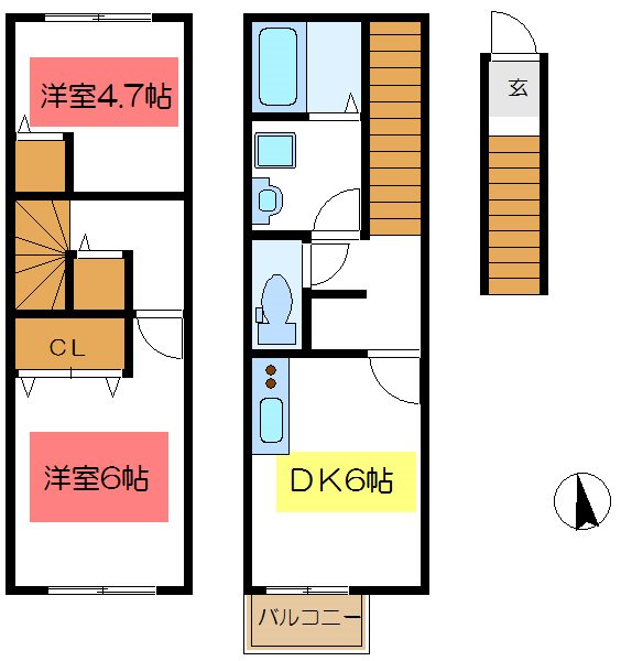 ウラノス小松川 間取り