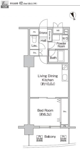 プライムアーバン町屋サウスコート 間取り