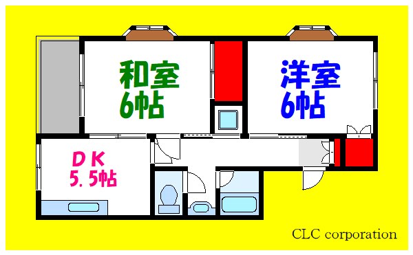 メゾンクレールA棟 間取り