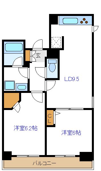 エスティメゾン大島 間取り