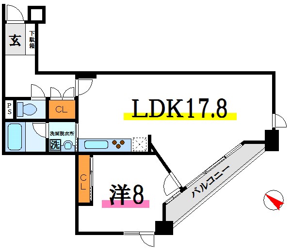 サウンド小岩   間取り