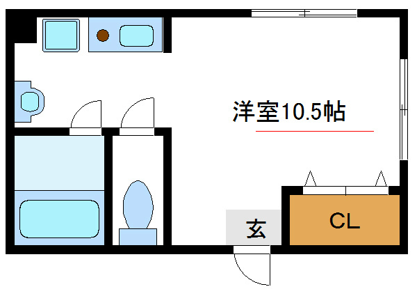 鈴木コーポ  間取り図