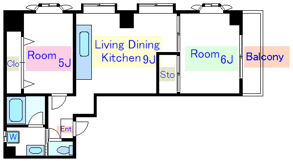 橋山ビル  間取り図