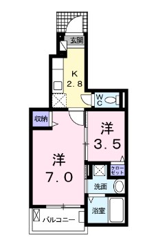 ウィロウコート   間取り図