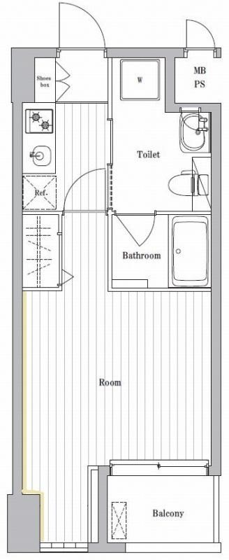 ニューシティアパートメンツ新川Ⅱ  間取り図