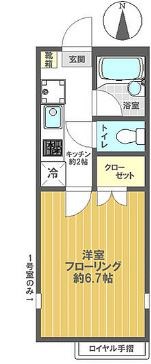 プログレ中央   間取り