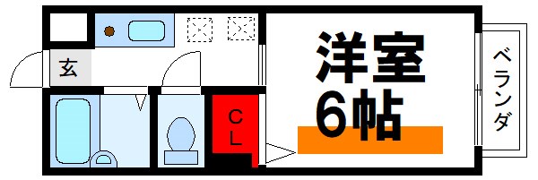 クレスト西片 間取り図