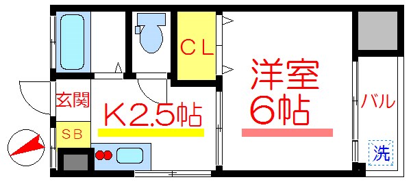 根岸ルースト  間取り