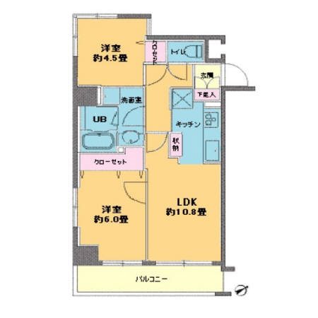 カスタリア浅草橋 間取り図