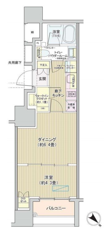 アネーロ銀座 間取り