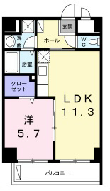 プレッソ　カンパニュール  間取り