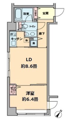 カスタリア水天宮  間取り