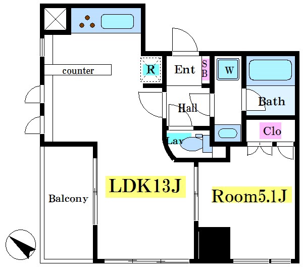 メゾンド日本橋三越前 間取り図