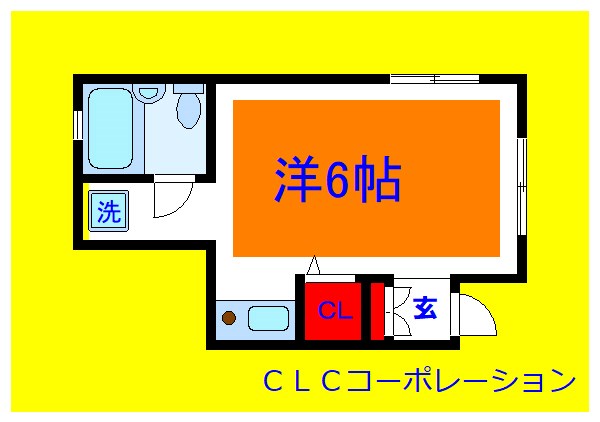 102号室 間取り