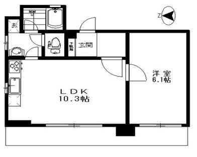アクシーズグランデ三ノ輪 間取り