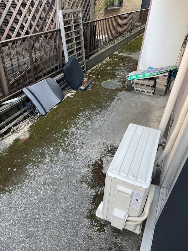 プラザイイズカ   ベランダ