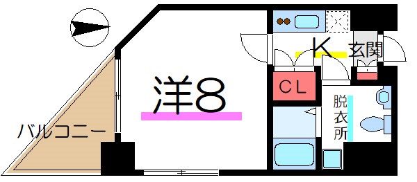 セントラル王子 間取り図