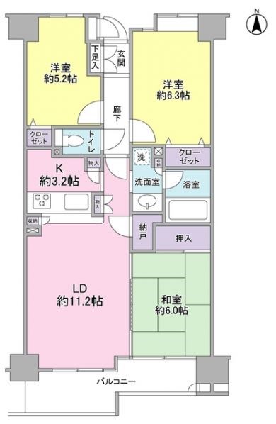 東急ドエルアルス南砂サルーテ 間取り図