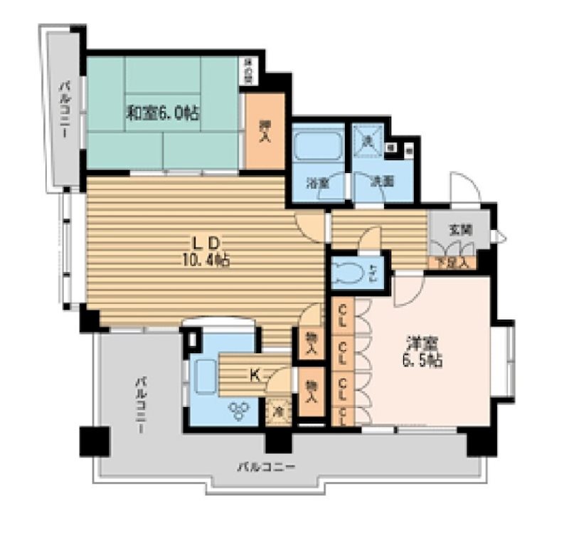 レジディア葛西 207号室 間取り