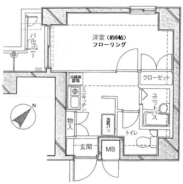 ヴェルステージ茅場町 間取り
