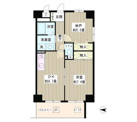 ウイングス・ハイ亀戸 間取り図