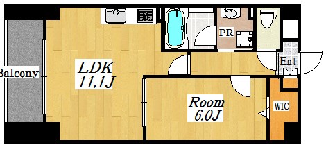 福信館 505号室 間取り