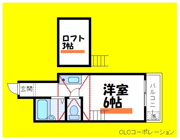 ハイツ藤 間取り