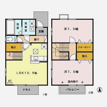 ローズコート宝町 間取り