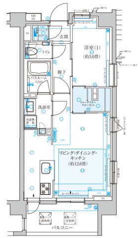 クリオ町屋ウエストマークス 間取り