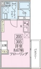 メゾンハイウエイ五反野 間取り