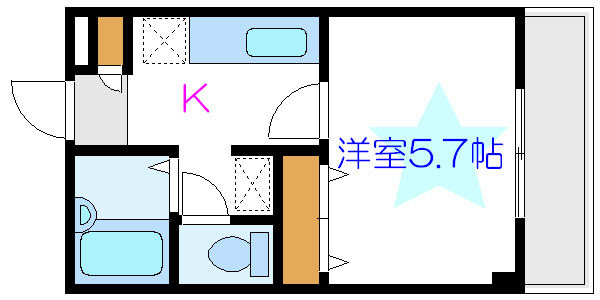 キャナルコート 間取り図