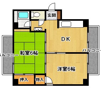 クリスタル3 間取り図