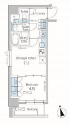パークアクシス日本橋兜町 間取り