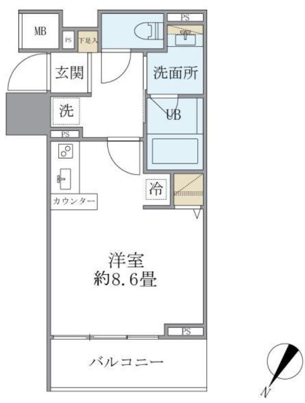 フェリシア日本橋人形町  間取り