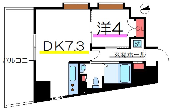 アーバンキャッスル王子 間取り図